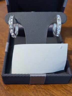 Hoop Earrings W/ Accents